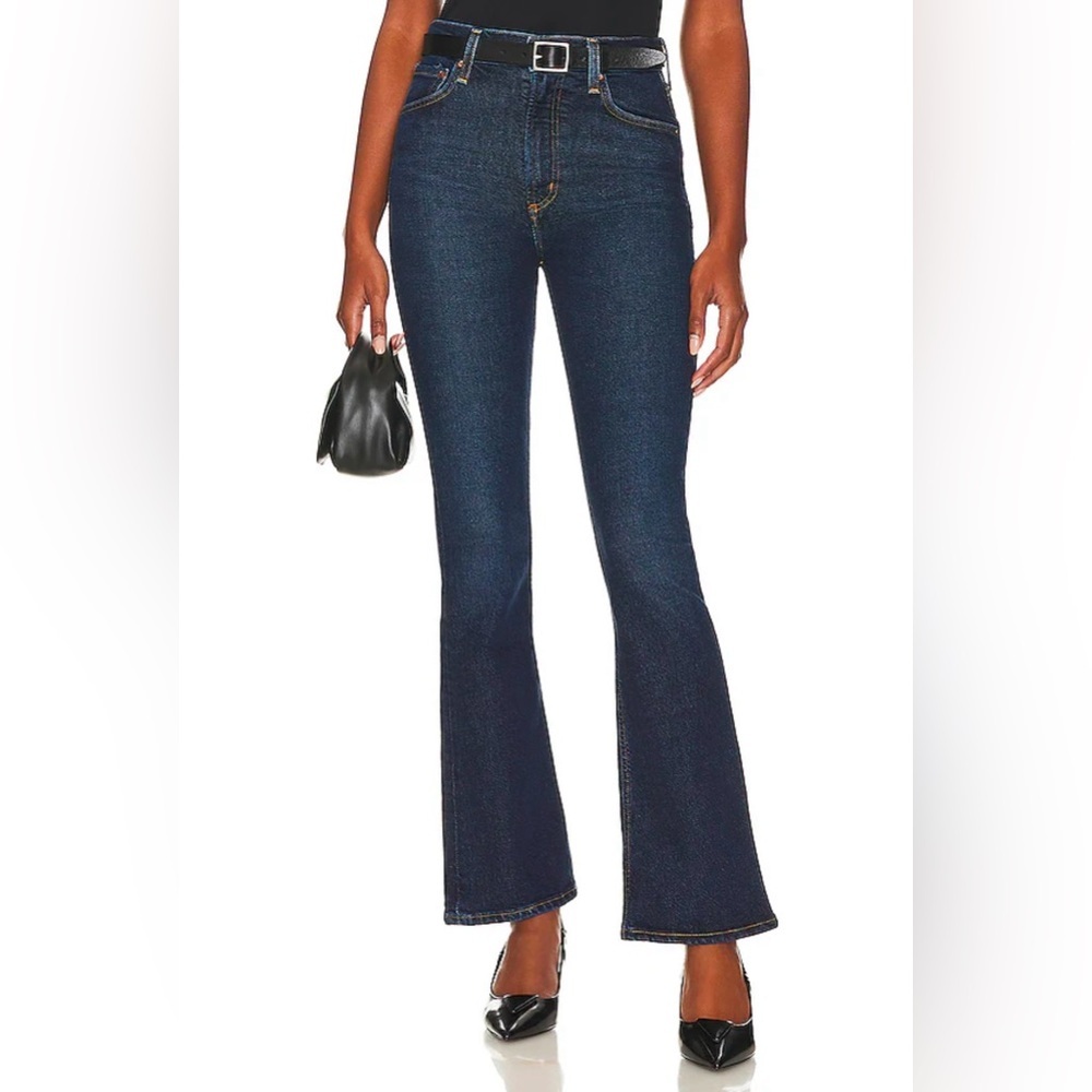 Agolde Dark Indigo Bootcut Jeans